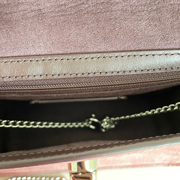Coach Bowery Crossbody Bag in Glitter Rose / Silver - Picture 7 of 13